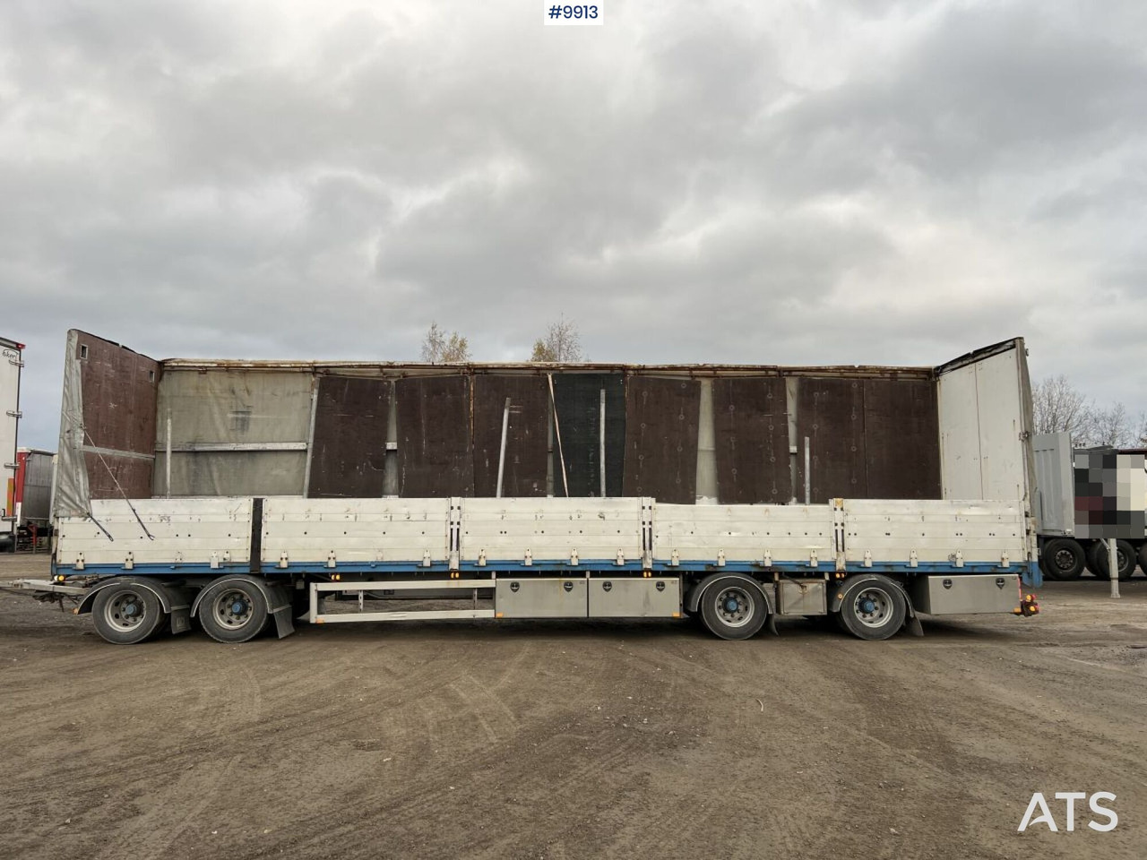 PARATOR SCV 18-20 Truck trailer with folding sides - Plato prikolica: slika 2 PARATOR SCV 18-20 Truck trailer with folding sides - Plato prikolica: slika 2