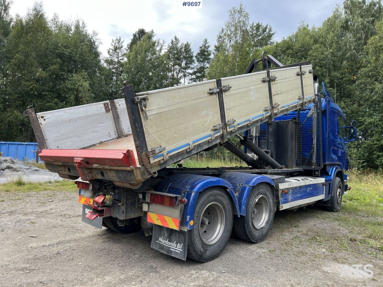SCANIA R124 GB Load exchanger with 4 flatbeds - Kamion sa hidrauličnom kukom: slika 4 SCANIA R124 GB Load exchanger with 4 flatbeds - Kamion sa hidrauličnom kukom: slika 4