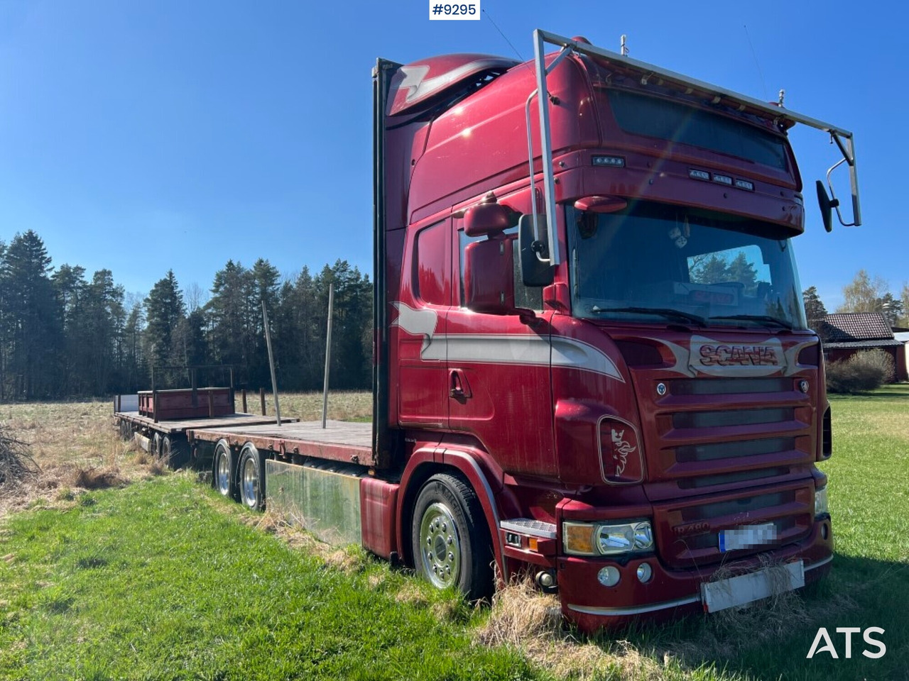 SCANIA R480 LB with flatbed, trailer and dolly REP. OBJECT - Kamion sa tovarnim sandukom: slika 2 SCANIA R480 LB with flatbed, trailer and dolly REP. OBJECT - Kamion sa tovarnim sandukom: slika 2