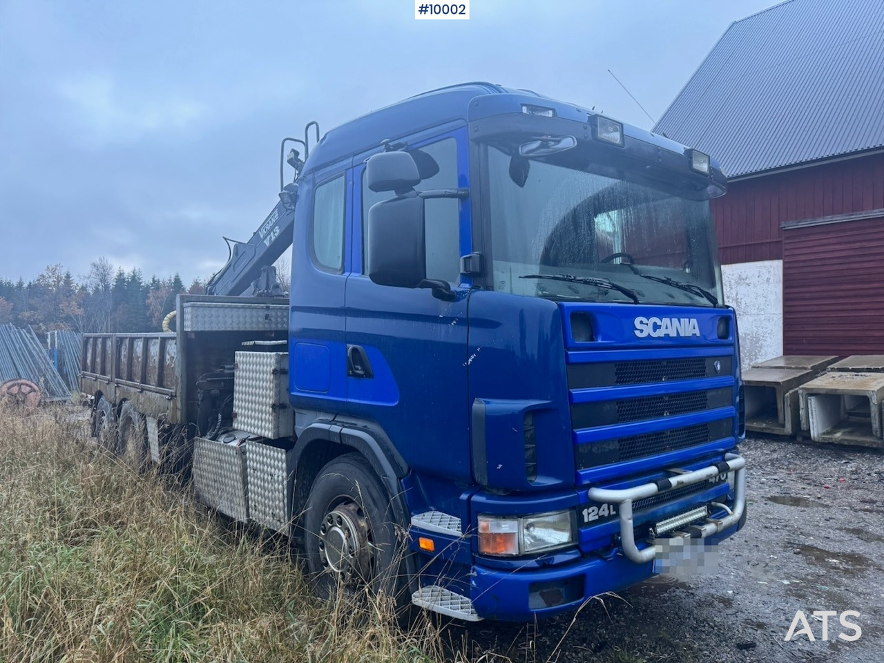 Scania R124 6x2 Flatbed truck with timber crane - Kamion sa tovarnim sandukom, Kamion sa dizalicom: slika 2 Scania R124 6x2 Flatbed truck with timber crane - Kamion sa tovarnim sandukom, Kamion sa dizalicom: slika 2