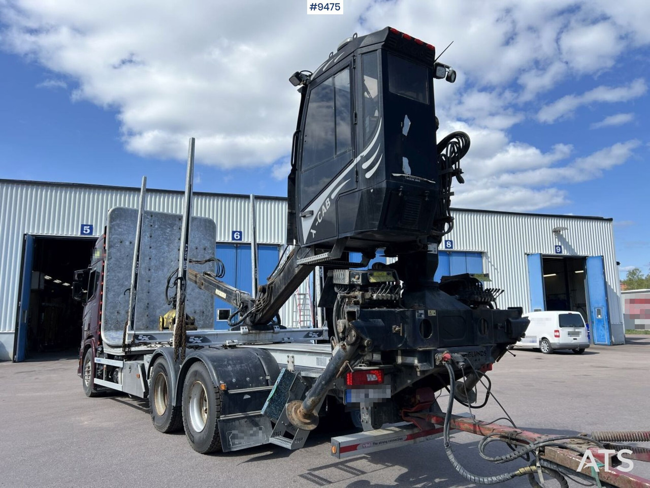 Scania R580 Timmerbil med kran och släp, Timmerekipage - Šticar: slika 4 Scania R580 Timmerbil med kran och släp, Timmerekipage - Šticar: slika 4