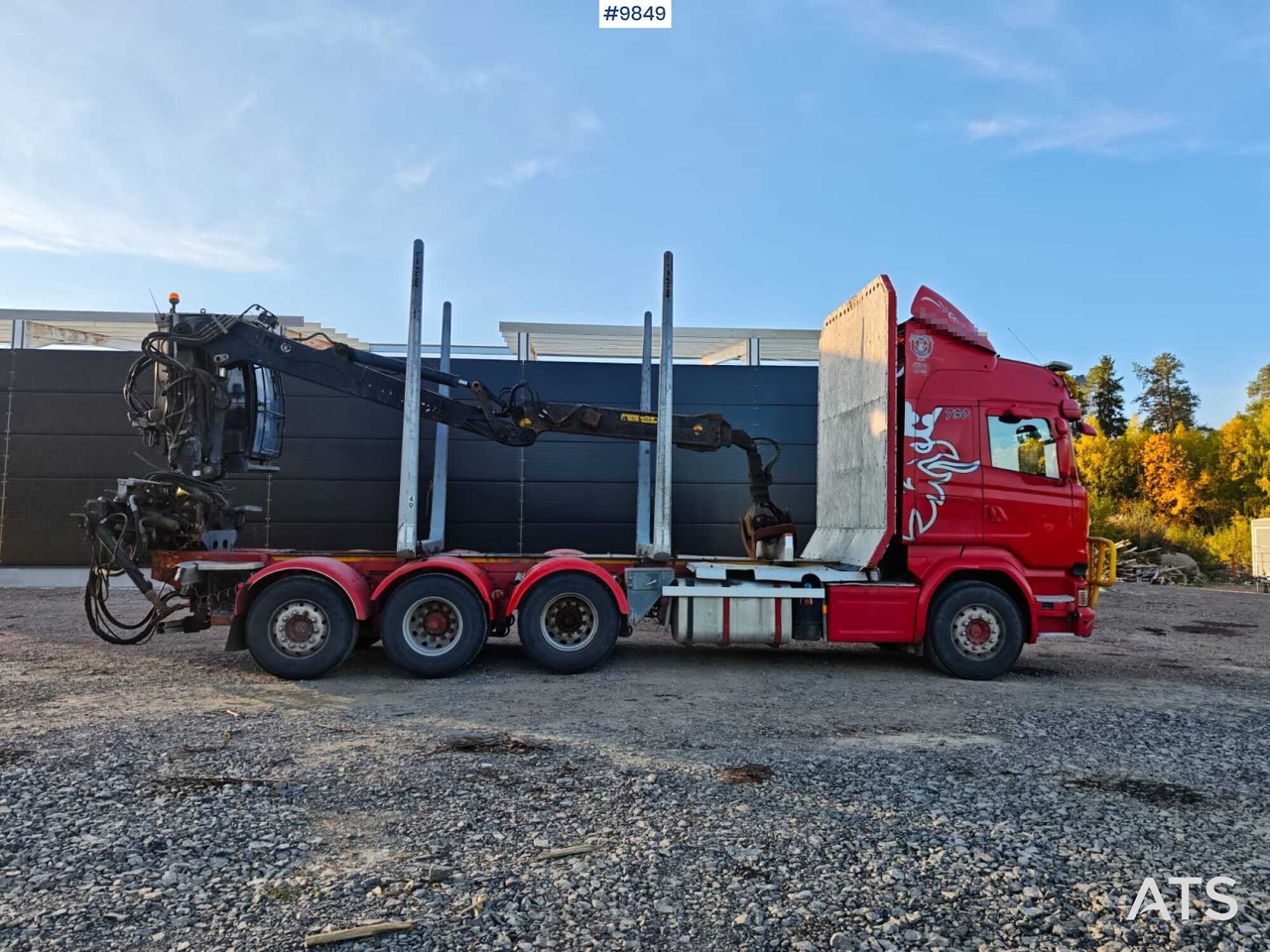 Scania R730 Tridem Timber Truck with Loglift F125S Crane (VIDEO) - Šticar, Kamion sa dizalicom: slika 3 Scania R730 Tridem Timber Truck with Loglift F125S Crane (VIDEO) - Šticar, Kamion sa dizalicom: slika 3