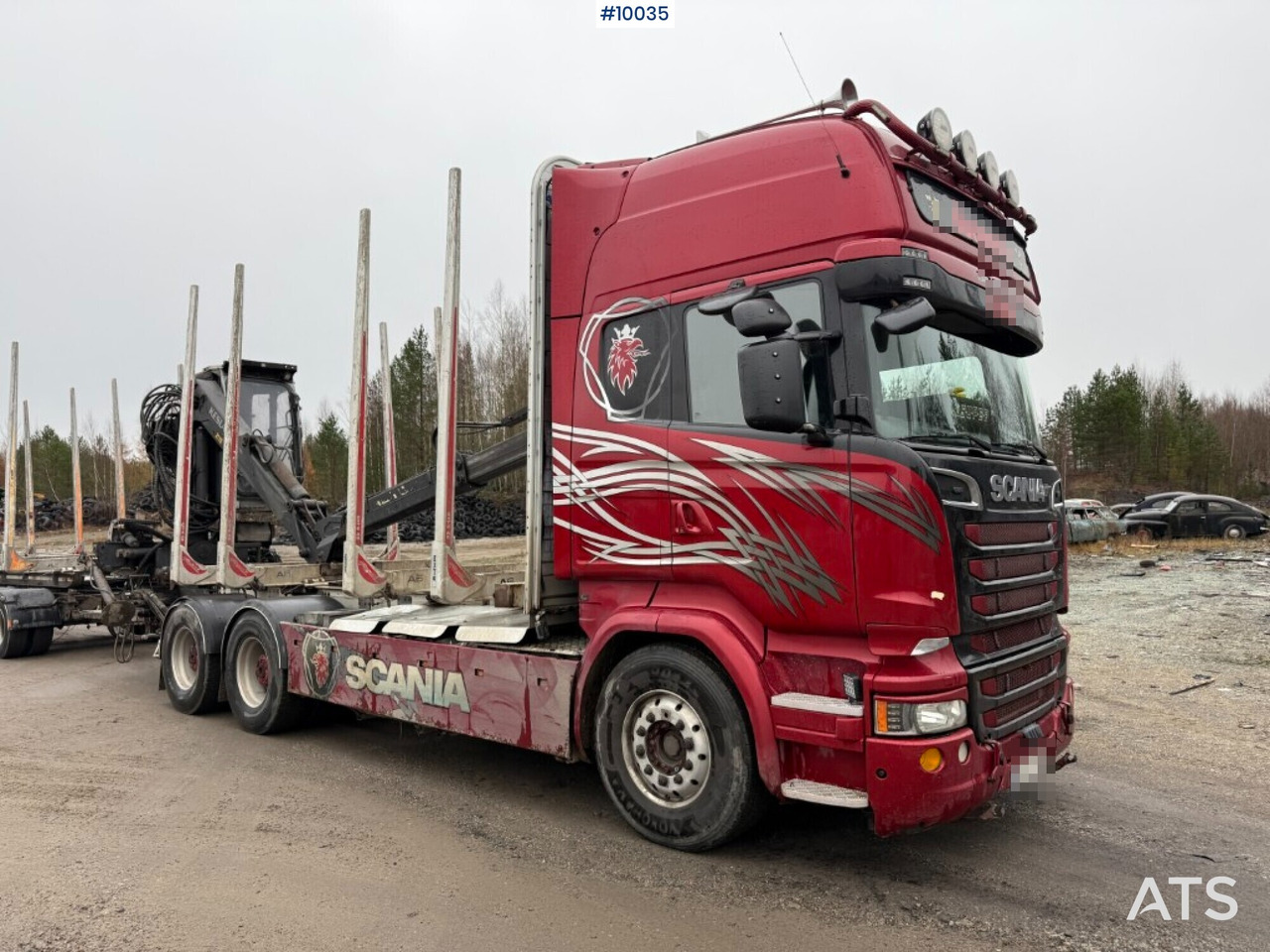 Scania R730 timber truck with crane and trailer (VIDEO) - Šticar, Kamion sa dizalicom: slika 1 Scania R730 timber truck with crane and trailer (VIDEO) - Šticar, Kamion sa dizalicom: slika 1
