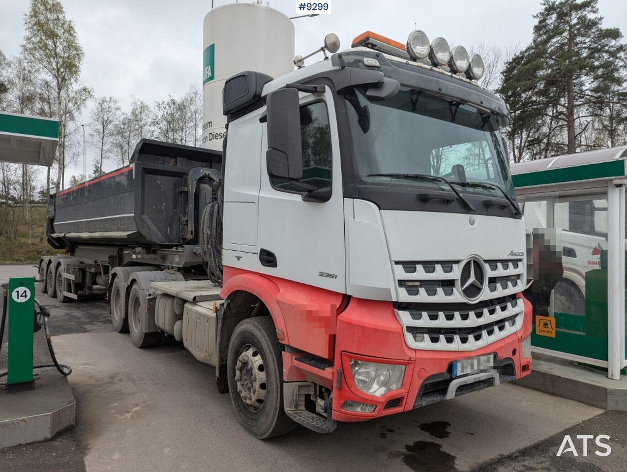 Tractor Unit Mercedes-Benz Arocs 3351 6x4 with tipper trailer - Tegljač: slika 2 Tractor Unit Mercedes-Benz Arocs 3351 6x4 with tipper trailer - Tegljač: slika 2