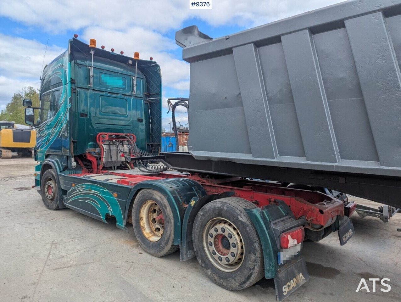 Truck unit Scania R730 V8 6X2 with RKP tipping trailer (VIDEO) - Tegljač: slika 3 Truck unit Scania R730 V8 6X2 with RKP tipping trailer (VIDEO) - Tegljač: slika 3