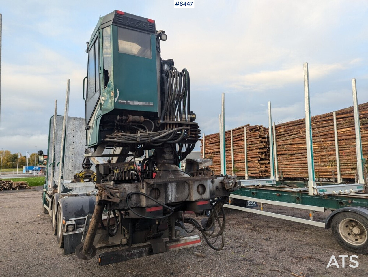 Timber Truck Scania R580 6X4 with crane and wagon - Šticar: slika 4 Timber Truck Scania R580 6X4 with crane and wagon - Šticar: slika 4