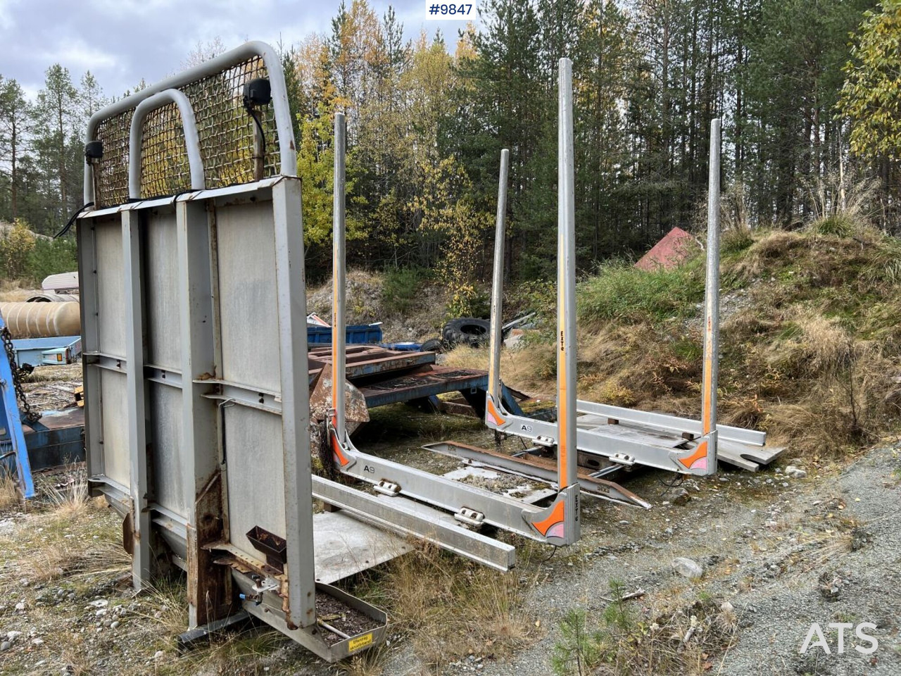 Tovarni sanduk Timber rack for boogie truck: slika 1