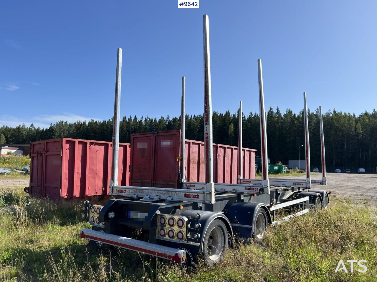 Timber trailer AM TRAILER SF4-S - Prikolica šticarka: slika 2 Timber trailer AM TRAILER SF4-S - Prikolica šticarka: slika 2