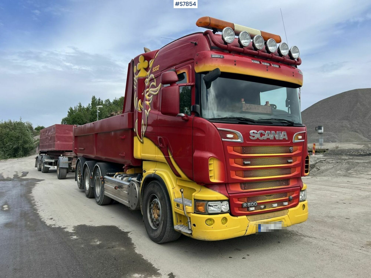 Tipper Truck Scania R500 with side tipper and ORY T 10 Tipper trailer - Istovarivač, Prikolica istovarivača: slika 2 Tipper Truck Scania R500 with side tipper and ORY T 10 Tipper trailer - Istovarivač, Prikolica istovarivača: slika 2
