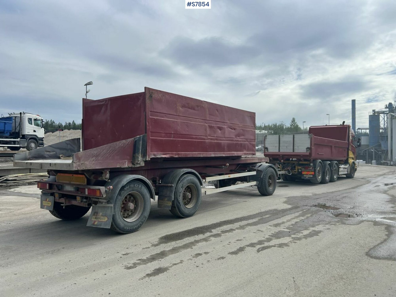 Tipper Truck Scania R500 with side tipper and ORY T 10 Tipper trailer - Istovarivač, Prikolica istovarivača: slika 4 Tipper Truck Scania R500 with side tipper and ORY T 10 Tipper trailer - Istovarivač, Prikolica istovarivača: slika 4