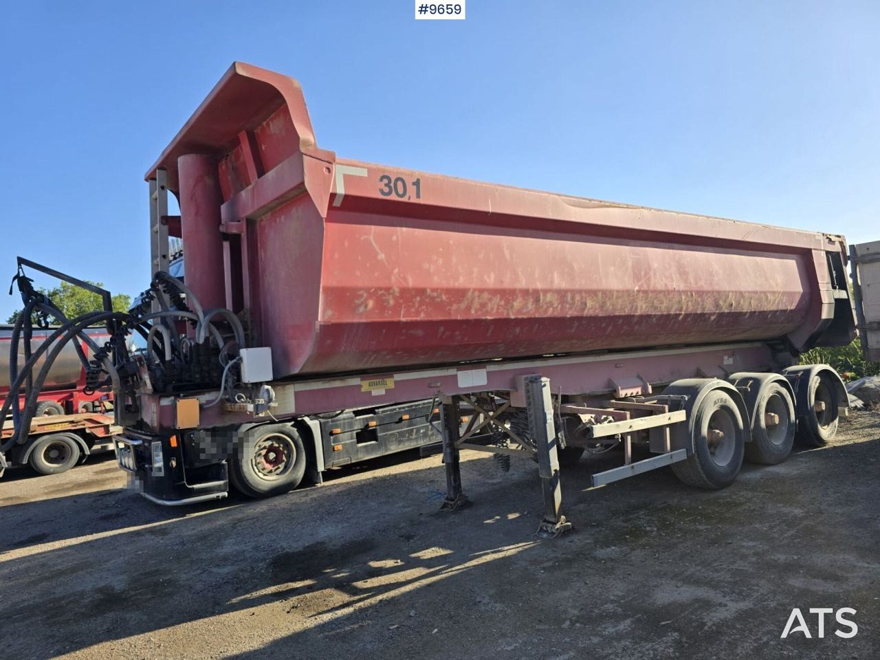 Tipper trailer Damm SE-42T - Poluprikolica istovarivača: slika 1 Tipper trailer Damm SE-42T - Poluprikolica istovarivača: slika 1