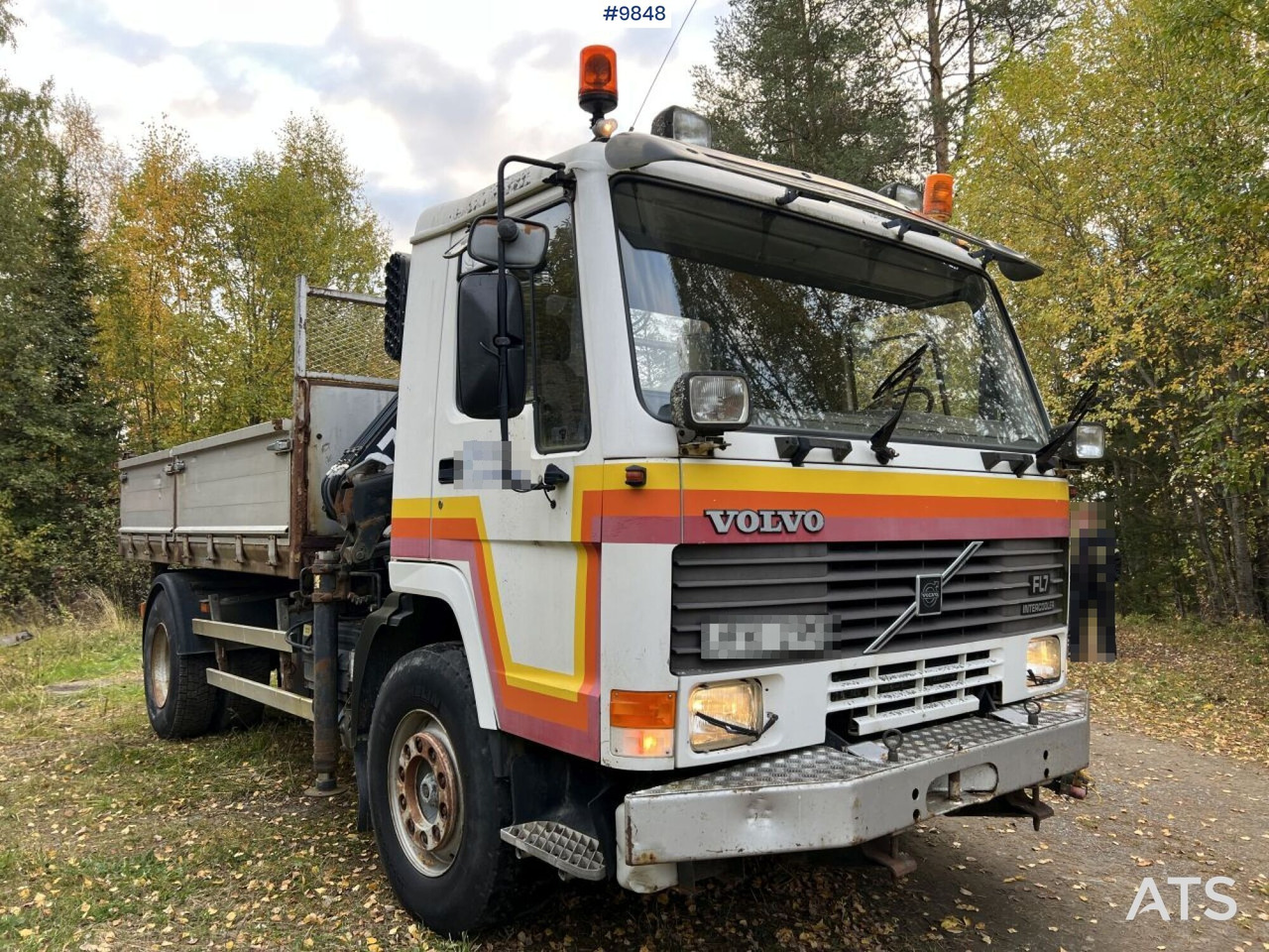 VOLVO FL7 4X2 Crane truck/Dump truck with Hiab071 crane - Istovarivač, Kamion sa dizalicom: slika 2 VOLVO FL7 4X2 Crane truck/Dump truck with Hiab071 crane - Istovarivač, Kamion sa dizalicom: slika 2