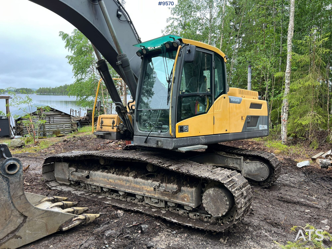 Volvo EC 250 DL grävsystem, rotor och planerskopa - Bager guseničar: slika 5 Volvo EC 250 DL grävsystem, rotor och planerskopa - Bager guseničar: slika 5