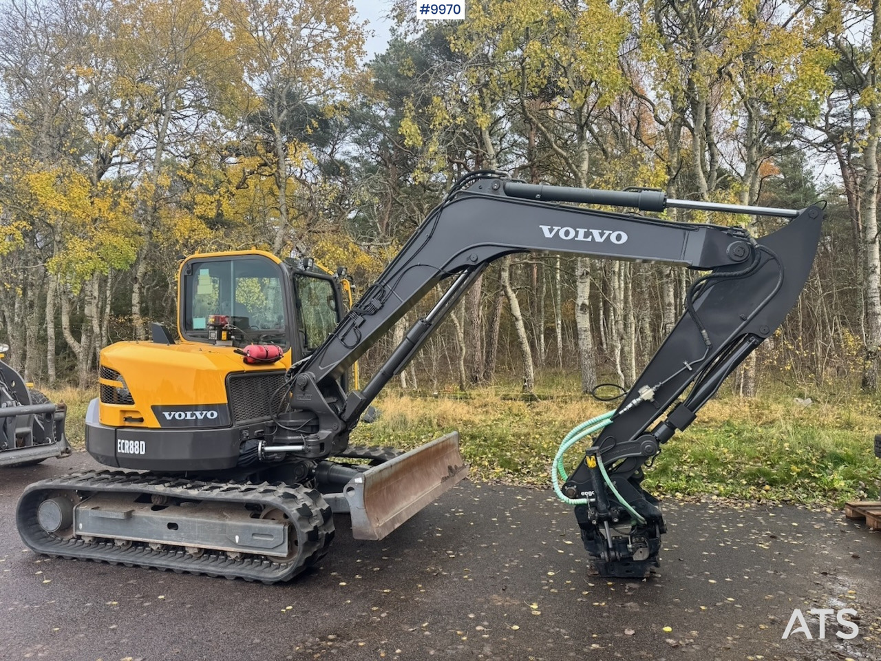 Volvo ECR88D crawler excavator with rotor tilt, 3 buckets, and ripper. 910 hours! - Bager guseničar: slika 1 Volvo ECR88D crawler excavator with rotor tilt, 3 buckets, and ripper. 910 hours! - Bager guseničar: slika 1