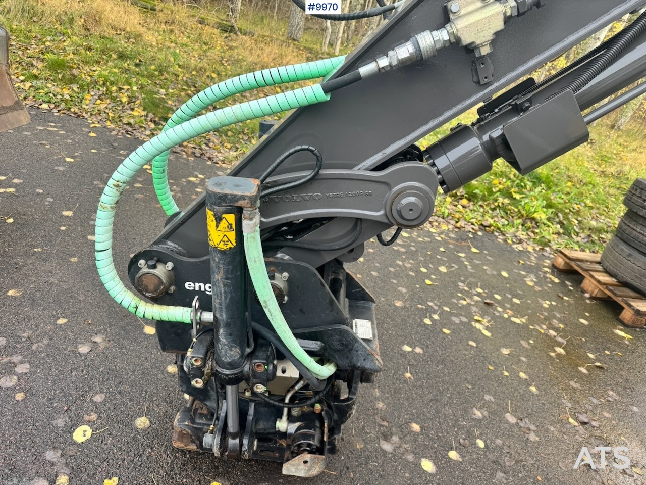 Volvo ECR88D crawler excavator with rotor tilt, 3 buckets, and ripper. 910 hours! - Bager guseničar: slika 4 Volvo ECR88D crawler excavator with rotor tilt, 3 buckets, and ripper. 910 hours! - Bager guseničar: slika 4