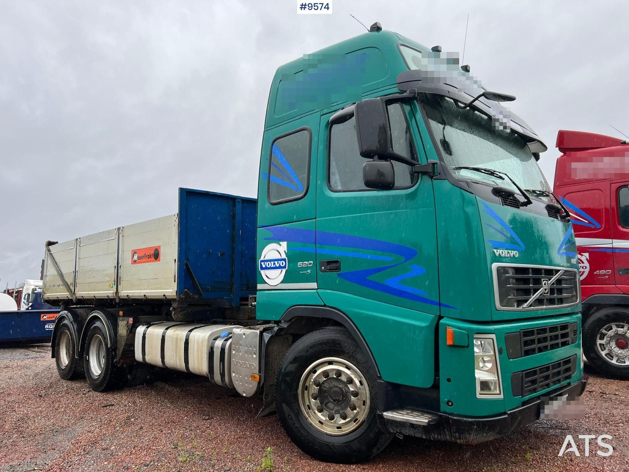Volvo FH 520 6X4 Quick lock with flatbed - Kamion sa tovarnim sandukom: slika 2 Volvo FH 520 6X4 Quick lock with flatbed - Kamion sa tovarnim sandukom: slika 2
