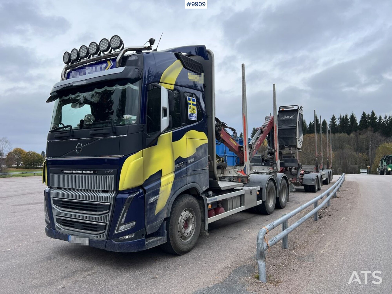 Volvo FH 64R Timber truck with crane and trailer - Šticar, Kamion sa dizalicom: slika 1 Volvo FH 64R Timber truck with crane and trailer - Šticar, Kamion sa dizalicom: slika 1