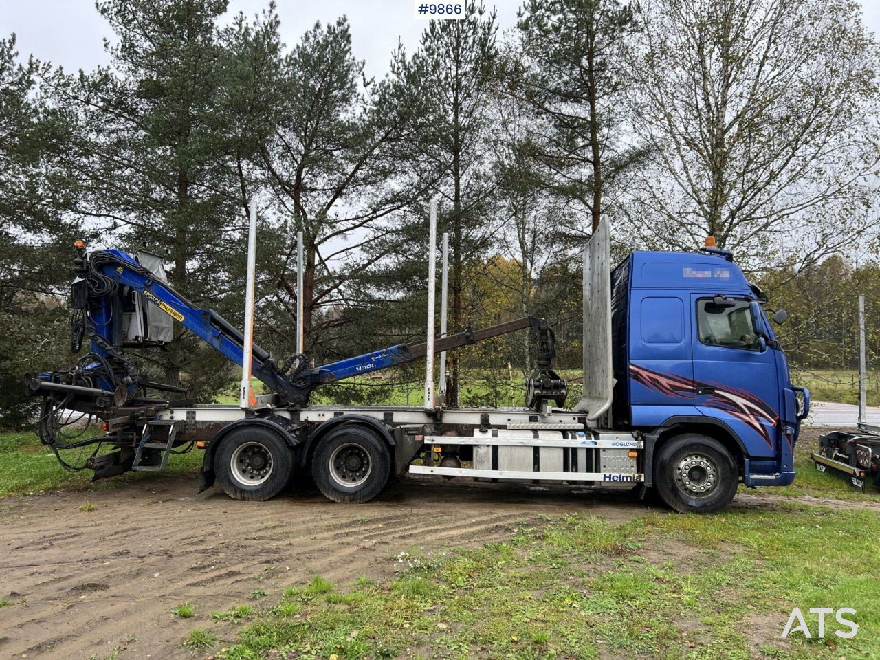 Volvo FH D13 Timber truck with Palfinger M110 crane - Šticar: slika 3 Volvo FH D13 Timber truck with Palfinger M110 crane - Šticar: slika 3