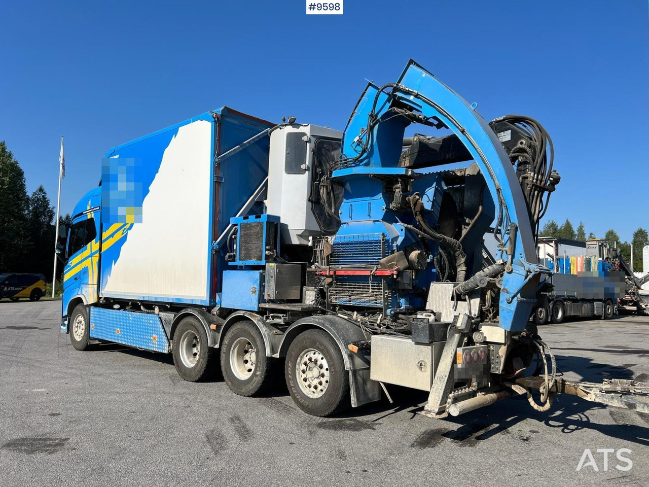 Volvo FH16 8*4 Bruks wood chipper - Istovarivač, Kamion sa dizalicom: slika 4 Volvo FH16 8*4 Bruks wood chipper - Istovarivač, Kamion sa dizalicom: slika 4