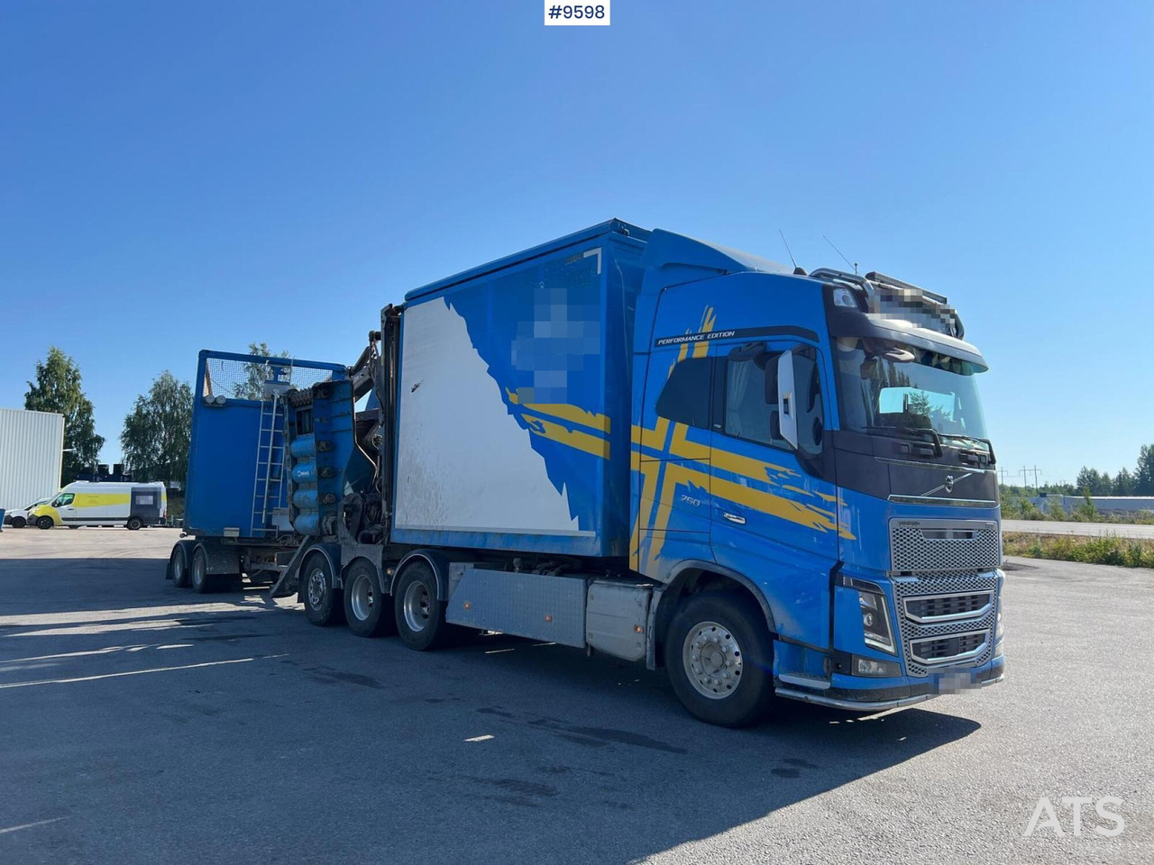 Volvo FH16 8*4 Bruks wood chipper - Istovarivač, Kamion sa dizalicom: slika 2 Volvo FH16 8*4 Bruks wood chipper - Istovarivač, Kamion sa dizalicom: slika 2