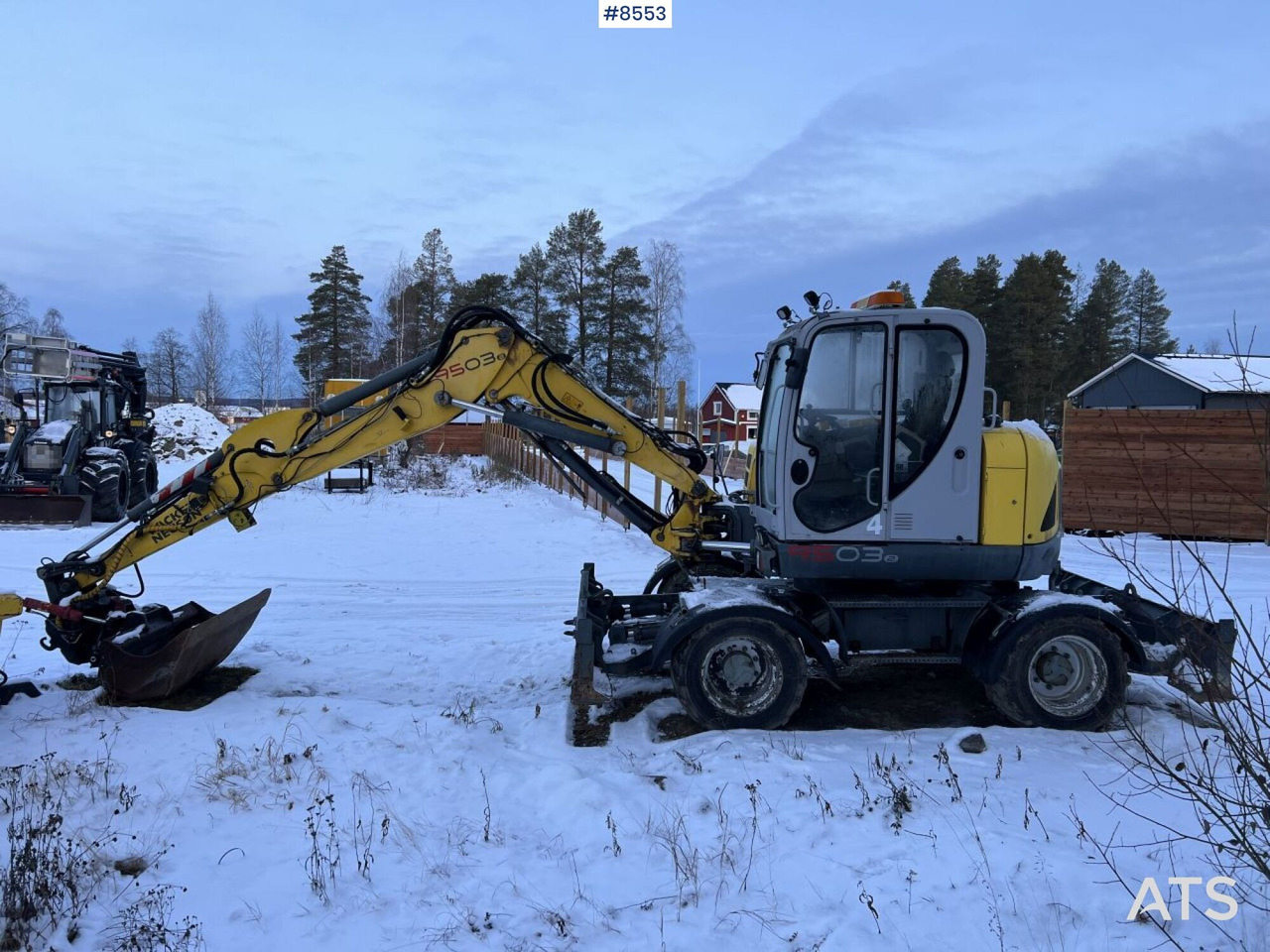 Wacker Neuson 9503 Wheeled excavator, wagon and gears - Bager točkaš: slika 3 Wacker Neuson 9503 Wheeled excavator, wagon and gears - Bager točkaš: slika 3