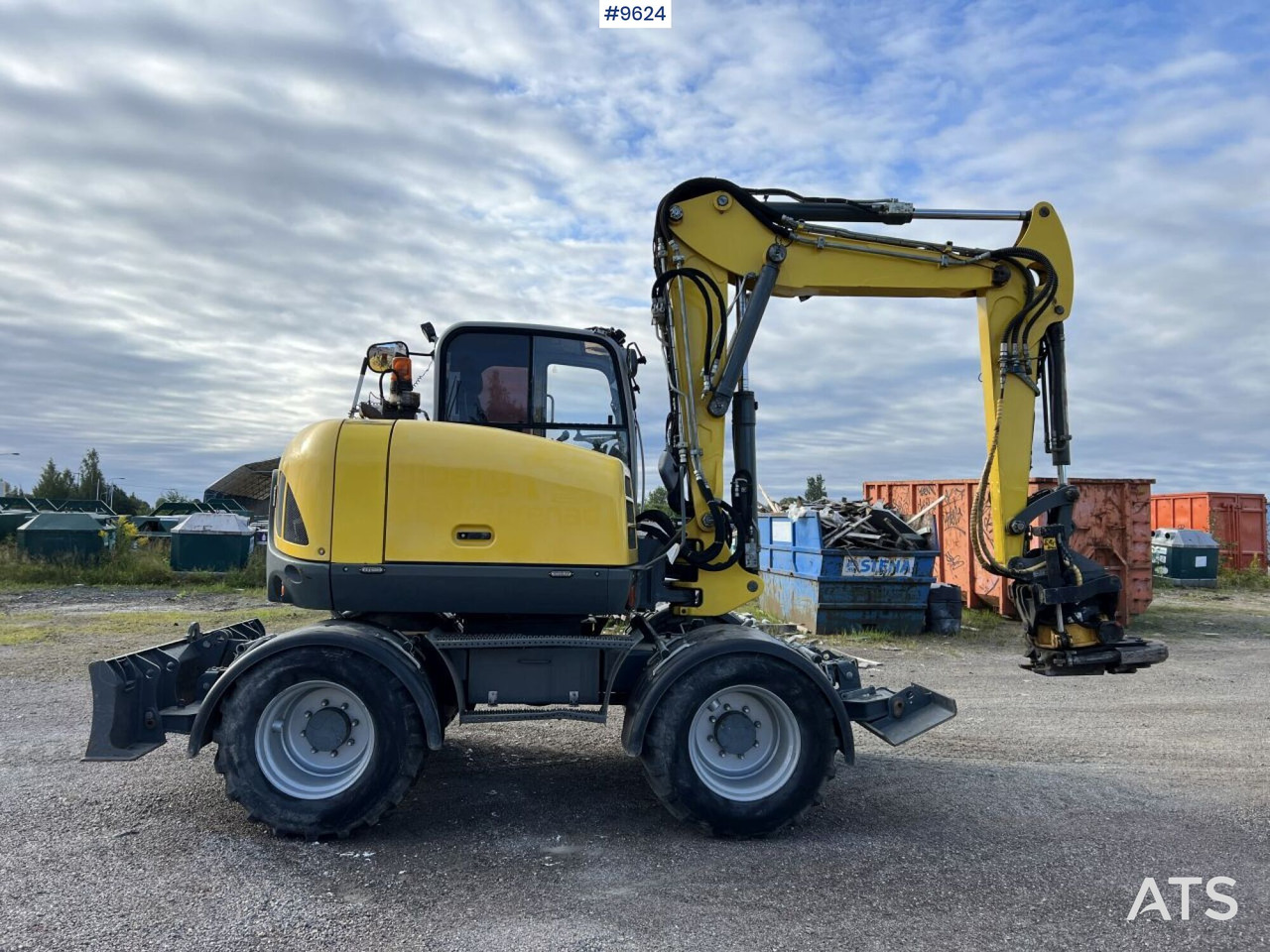 Wheeled Excavator Wacker Neuson EW100 (See Video) - Bager točkaš: slika 2 Wheeled Excavator Wacker Neuson EW100 (See Video) - Bager točkaš: slika 2