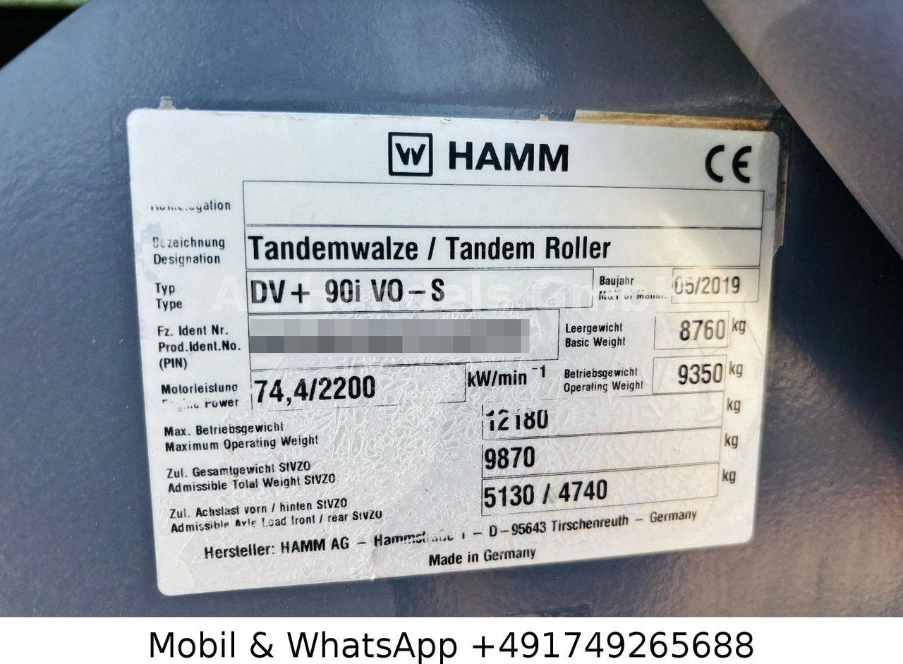 Valjak za puteve novi Hamm DV+ 90i VO-S Tandemwalze *Streuer/Schneider: slika 12