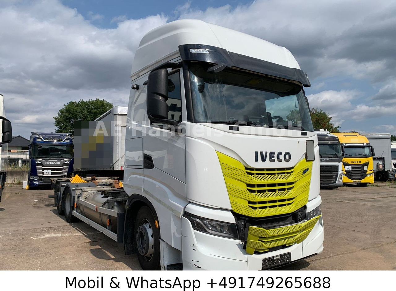 Iveco S-Way 460 LNG BDF 6x2 *Retarder/Lenk+Lift/AHK - Kamion za prevoz kontejnera/ Kamion sa promenjivim sandukom: slika 1 Iveco S-Way 460 LNG BDF 6x2 *Retarder/Lenk+Lift/AHK - Kamion za prevoz kontejnera/ Kamion sa promenjivim sandukom: slika 1