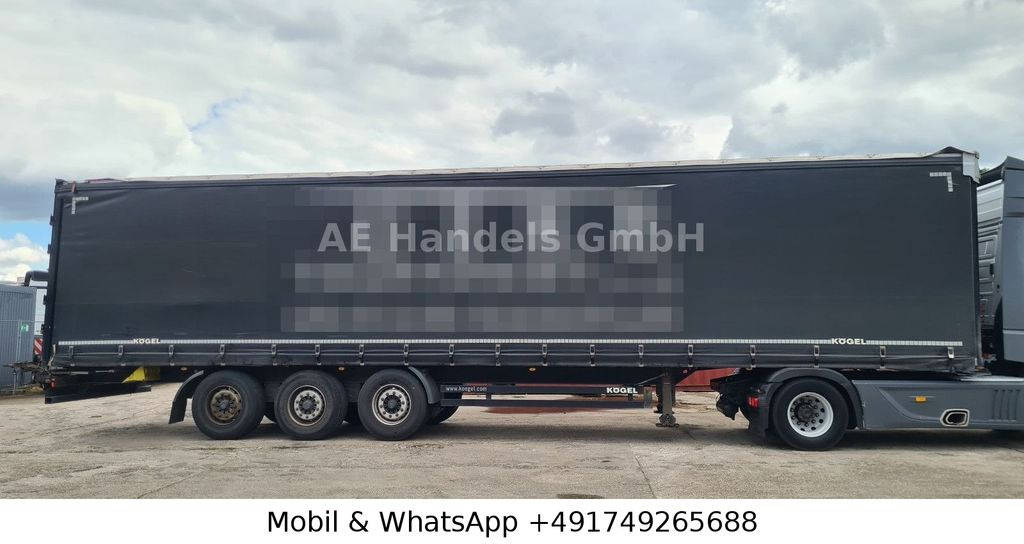Kögel SN 24 *Edscha/Tautliner/1.Liftachse/Wabco/BPW - Poluprikolica sa ceradom: slika 2 Kögel SN 24 *Edscha/Tautliner/1.Liftachse/Wabco/BPW - Poluprikolica sa ceradom: slika 2
