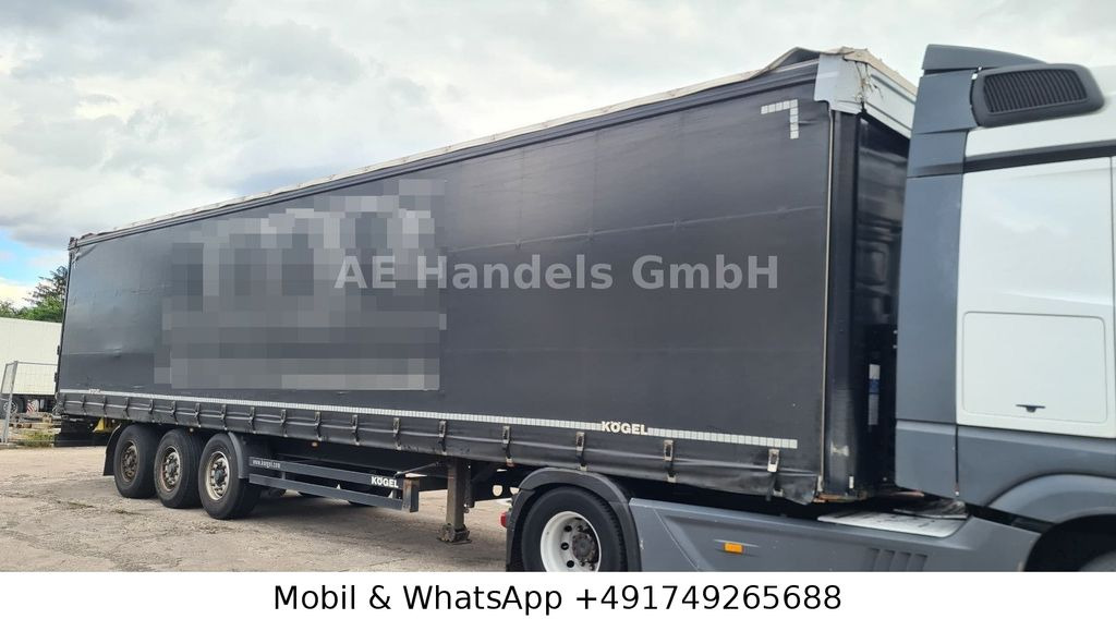 Kögel SN 24 *Edscha/Tautliner/1.Liftachse/Wabco/BPW - Poluprikolica sa ceradom: slika 1 Kögel SN 24 *Edscha/Tautliner/1.Liftachse/Wabco/BPW - Poluprikolica sa ceradom: slika 1