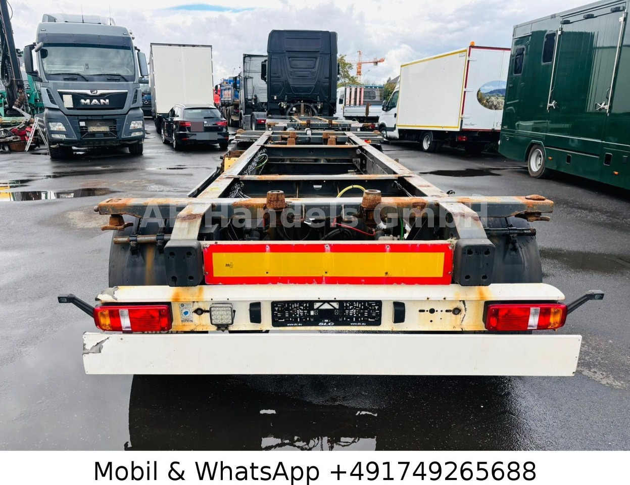 Krone AZ BDF Drehschemel *Scheibenbremsen/VollLuft - Prikolica za prevoz kontejnera/ Prikolica sa promenjivim sandukom: slika 4 Krone AZ BDF Drehschemel *Scheibenbremsen/VollLuft - Prikolica za prevoz kontejnera/ Prikolica sa promenjivim sandukom: slika 4