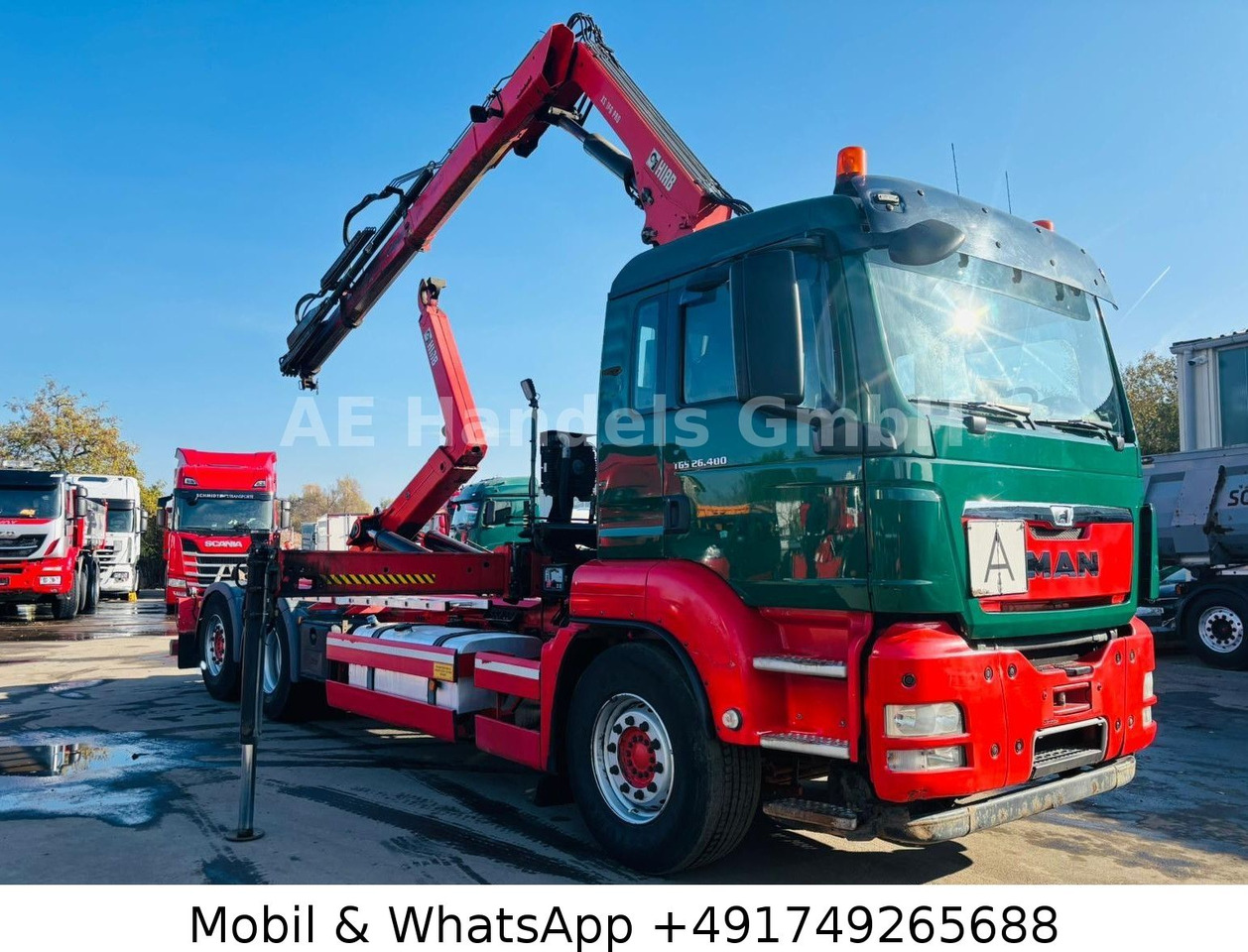 MAN TGS 26.400 6x2 Hiab XR21/HiabSpace3000 *Retarder - Kamion sa hidrauličnom kukom, Kamion sa dizalicom: slika 1 MAN TGS 26.400 6x2 Hiab XR21/HiabSpace3000 *Retarder - Kamion sa hidrauličnom kukom, Kamion sa dizalicom: slika 1