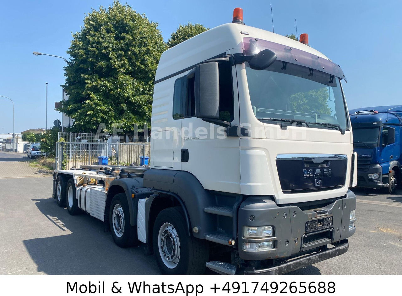 MAN TGS 35.440 XLX BL 8x2 Silo *Retarder/Lenk+Lift - Kamion sa hidrauličnom kukom, Kamion sa dizalicom: slika 1 MAN TGS 35.440 XLX BL 8x2 Silo *Retarder/Lenk+Lift - Kamion sa hidrauličnom kukom, Kamion sa dizalicom: slika 1