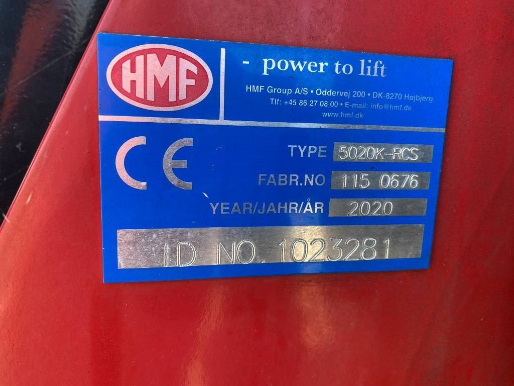 Kran za kamion za Kamion HMF 5020 K-RCS/EVS 1er Main endommagée: slika 6