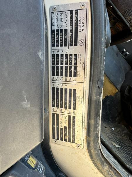 Kamion sa hidrauličnom kukom Scania C 124 420: slika 21