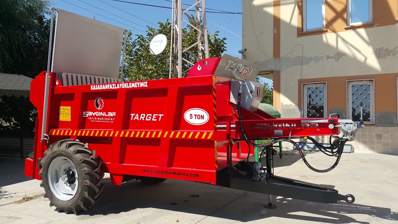 TARGET 5 TON HYDRAULIC PUSH MANURE SPREADER - Rasipač prirodnog đubirva: slika 1 TARGET 5 TON HYDRAULIC PUSH MANURE SPREADER - Rasipač prirodnog đubirva: slika 1