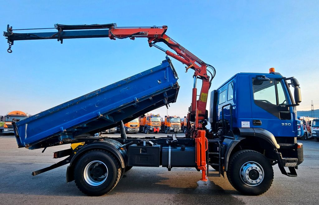 Istovarivač, Kamion sa dizalicom Iveco Trakker 190T33 4x4 Euro5 Kran Atlas 120.2E Funk: slika 14