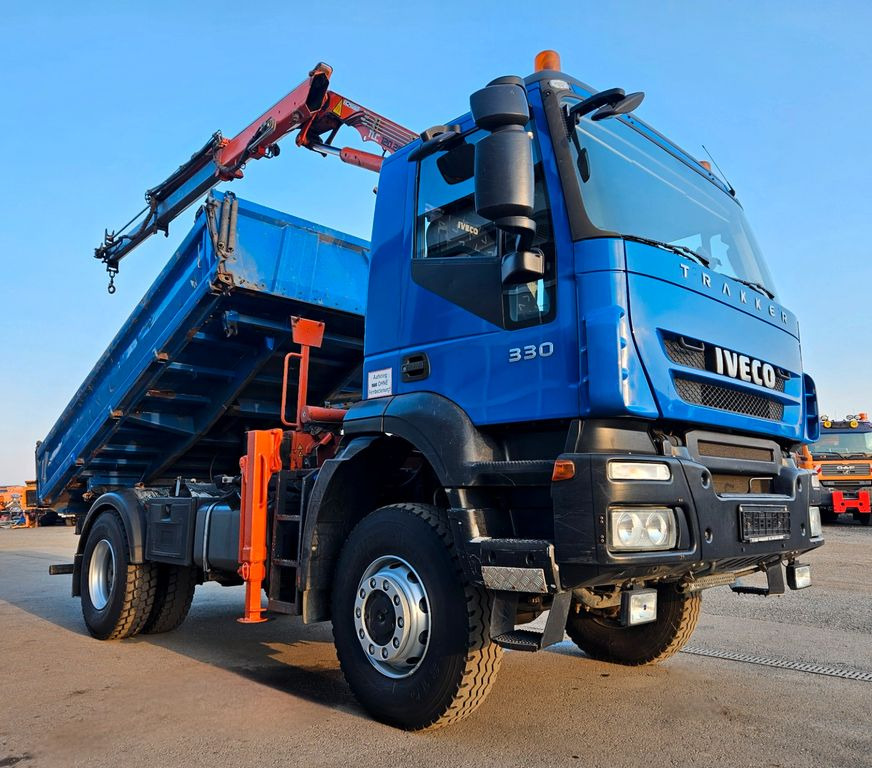 Istovarivač, Kamion sa dizalicom Iveco Trakker 190T33 4x4 Euro5 Kran Atlas 120.2E Funk: slika 15