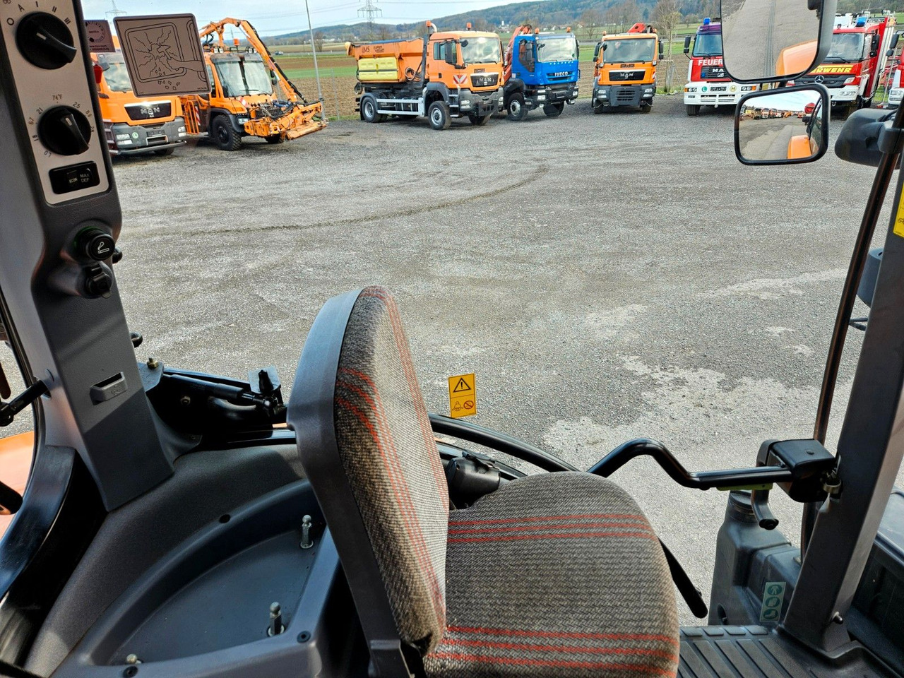 Komunalni traktor Steyr CVT 6130 Mulag MKM700 Mähkombination Kommunal: slika 26