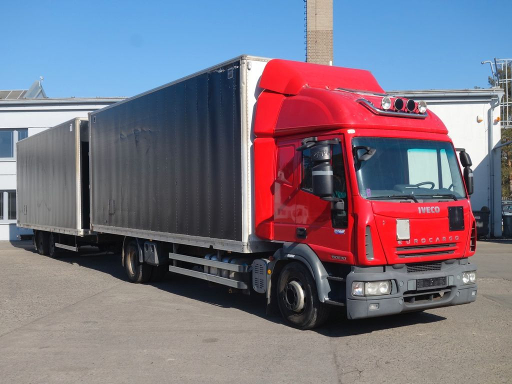 Iveco Eurocargo 150E30 mit Anhänger - Kamion sa zatvorenim sandukom: slika 3 Iveco Eurocargo 150E30 mit Anhänger - Kamion sa zatvorenim sandukom: slika 3