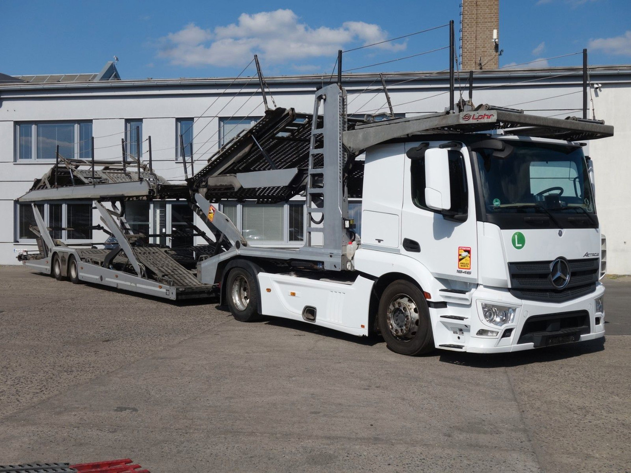 Mercedes-Benz Actros 1846 mit Euro LOHR, VDI Certificate - Kamion za prevoz automobila: slika 2 Mercedes-Benz Actros 1846 mit Euro LOHR, VDI Certificate - Kamion za prevoz automobila: slika 2