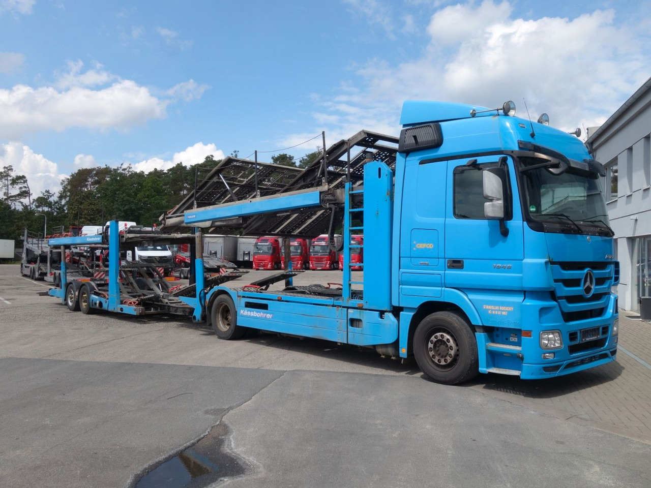 Mercedes-Benz Actros 1846 mit Kässbohrer Metago/Vario - Kamion za prevoz automobila: slika 4 Mercedes-Benz Actros 1846 mit Kässbohrer Metago/Vario - Kamion za prevoz automobila: slika 4