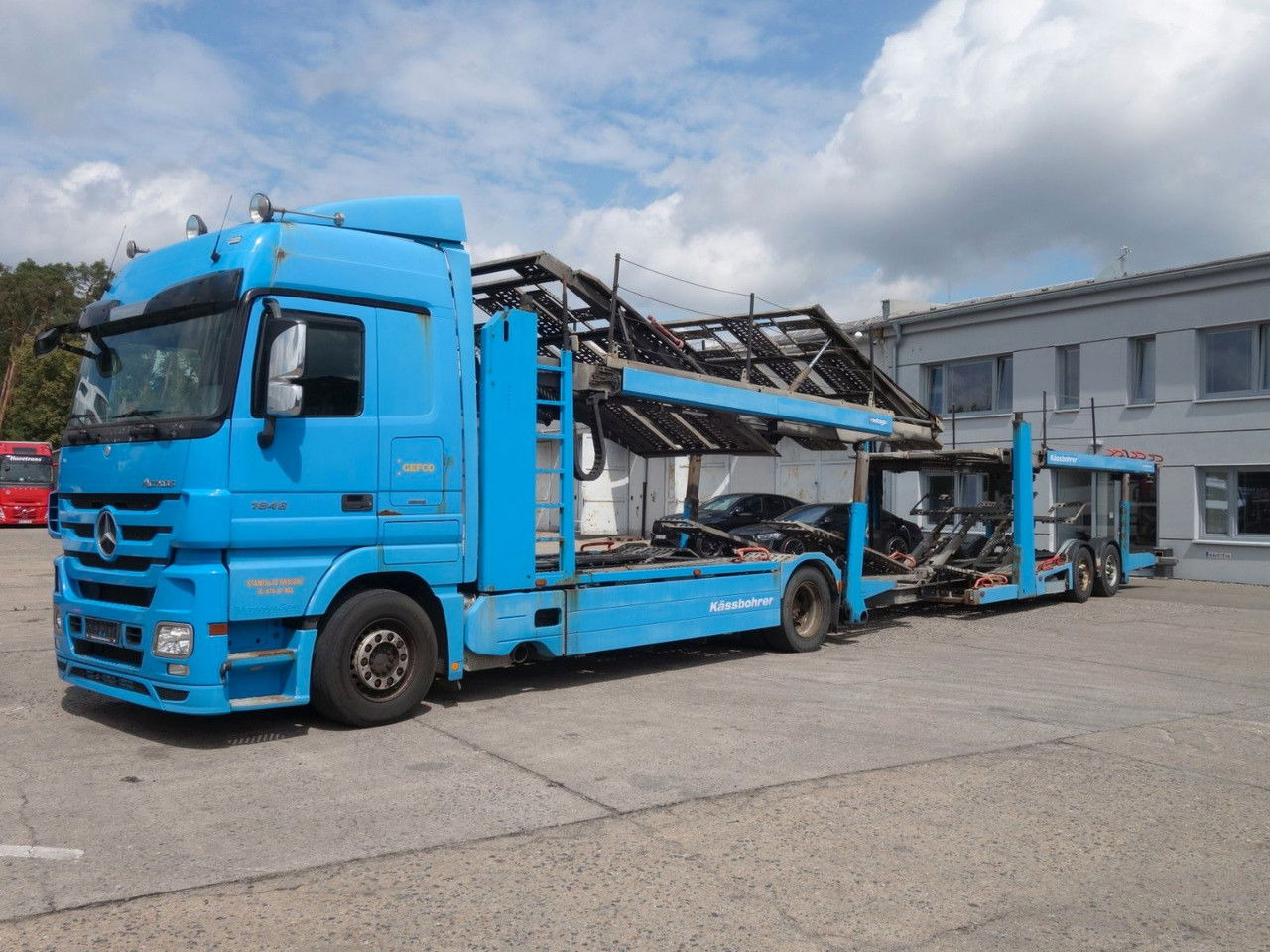 Mercedes-Benz Actros 1846 mit Kässbohrer Metago/Vario - Kamion za prevoz automobila: slika 2 Mercedes-Benz Actros 1846 mit Kässbohrer Metago/Vario - Kamion za prevoz automobila: slika 2