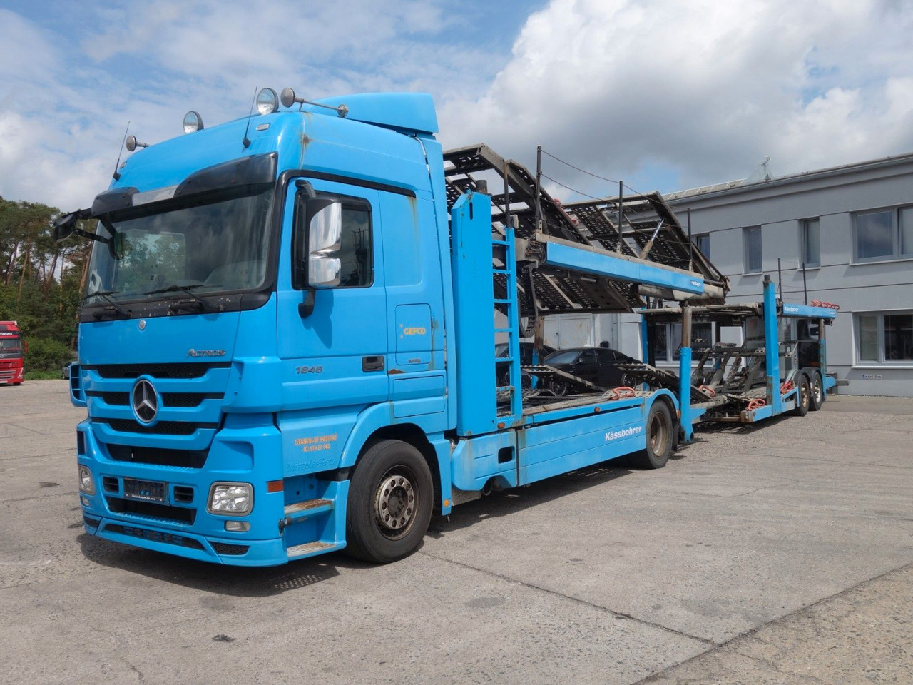 Mercedes-Benz Actros 1846 mit Kässbohrer Metago/Vario - Kamion za prevoz automobila: slika 1 Mercedes-Benz Actros 1846 mit Kässbohrer Metago/Vario - Kamion za prevoz automobila: slika 1