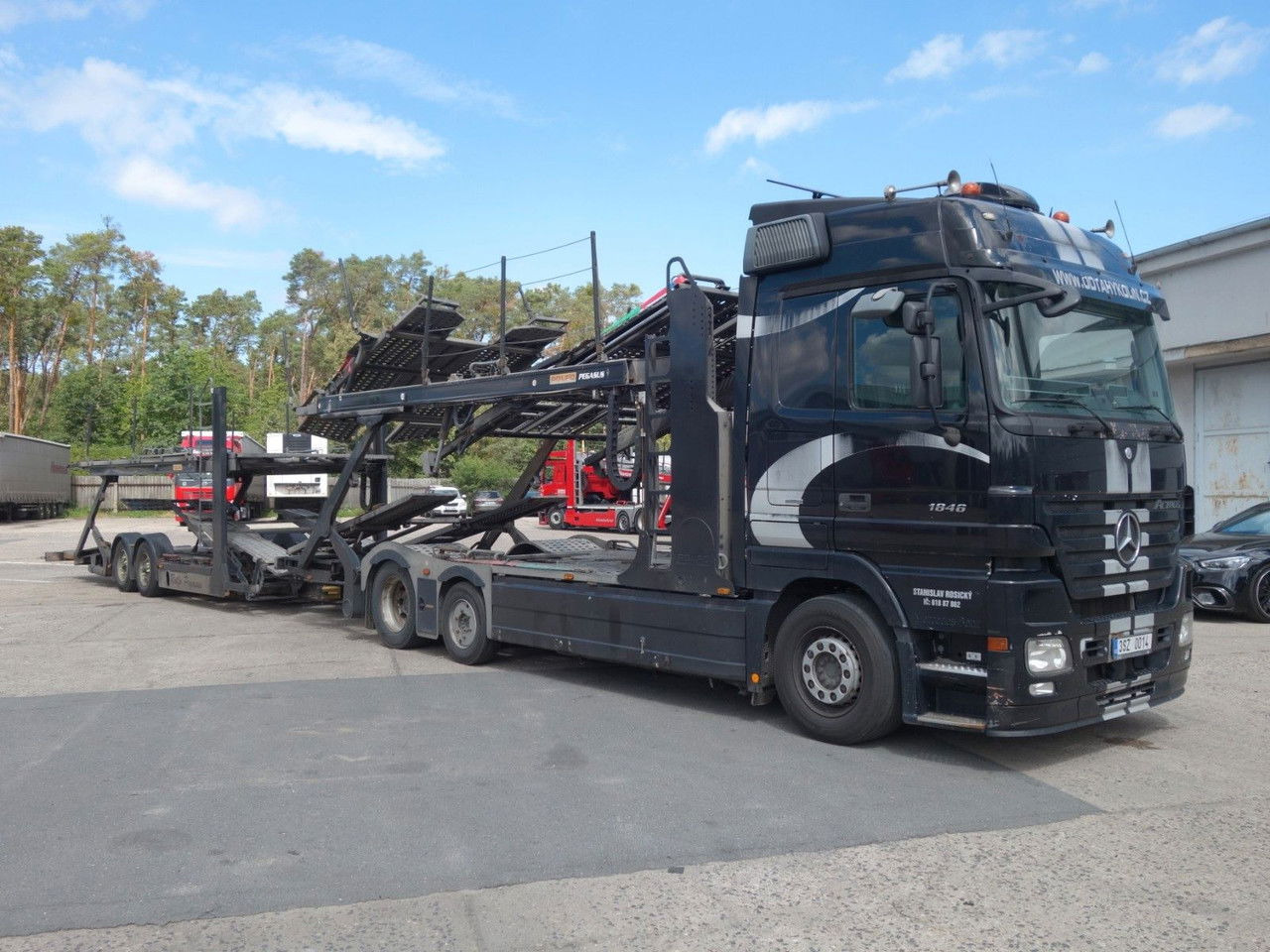 Mercedes-Benz Actros 2446 mit Rolfo für 10 PKW, Retarder - Kamion za prevoz automobila: slika 2 Mercedes-Benz Actros 2446 mit Rolfo für 10 PKW, Retarder - Kamion za prevoz automobila: slika 2