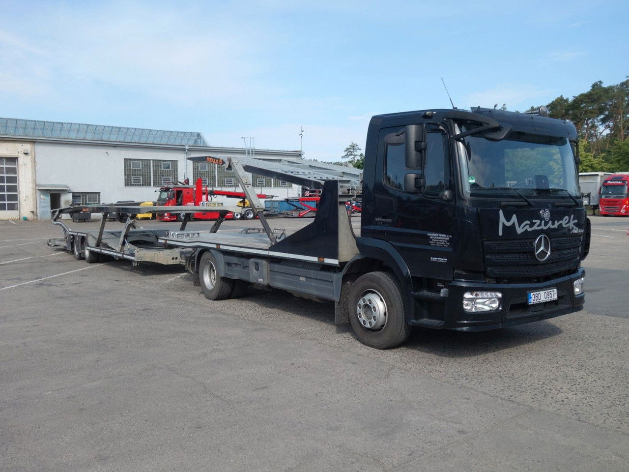 Mercedes-Benz Atego 1530 mit Anhänger für 7 PKW - Kamion za prevoz automobila: slika 2 Mercedes-Benz Atego 1530 mit Anhänger für 7 PKW - Kamion za prevoz automobila: slika 2