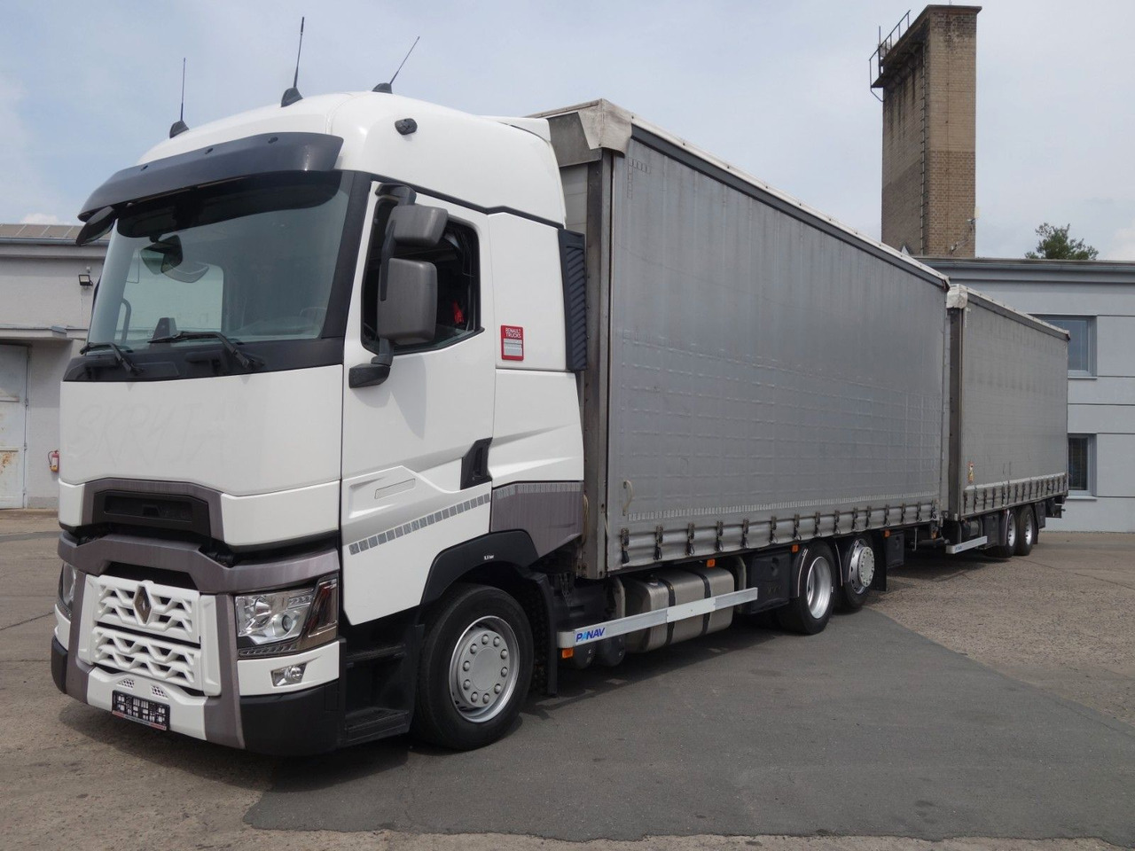 Renault T520 6x2 + trailer, 120m3, 2x Liftachse - Kamion sa ceradom: slika 1 Renault T520 6x2 + trailer, 120m3, 2x Liftachse - Kamion sa ceradom: slika 1