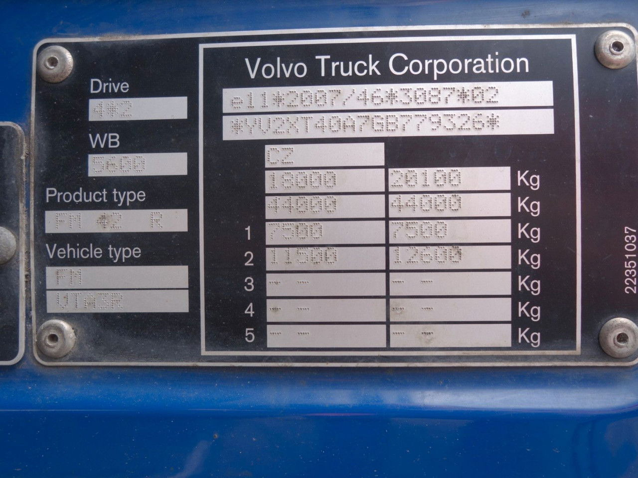 Kamion za prevoz automobila Volvo FM 500 FM13 Kässbohrer Supertrans / Supertrans: slika 15