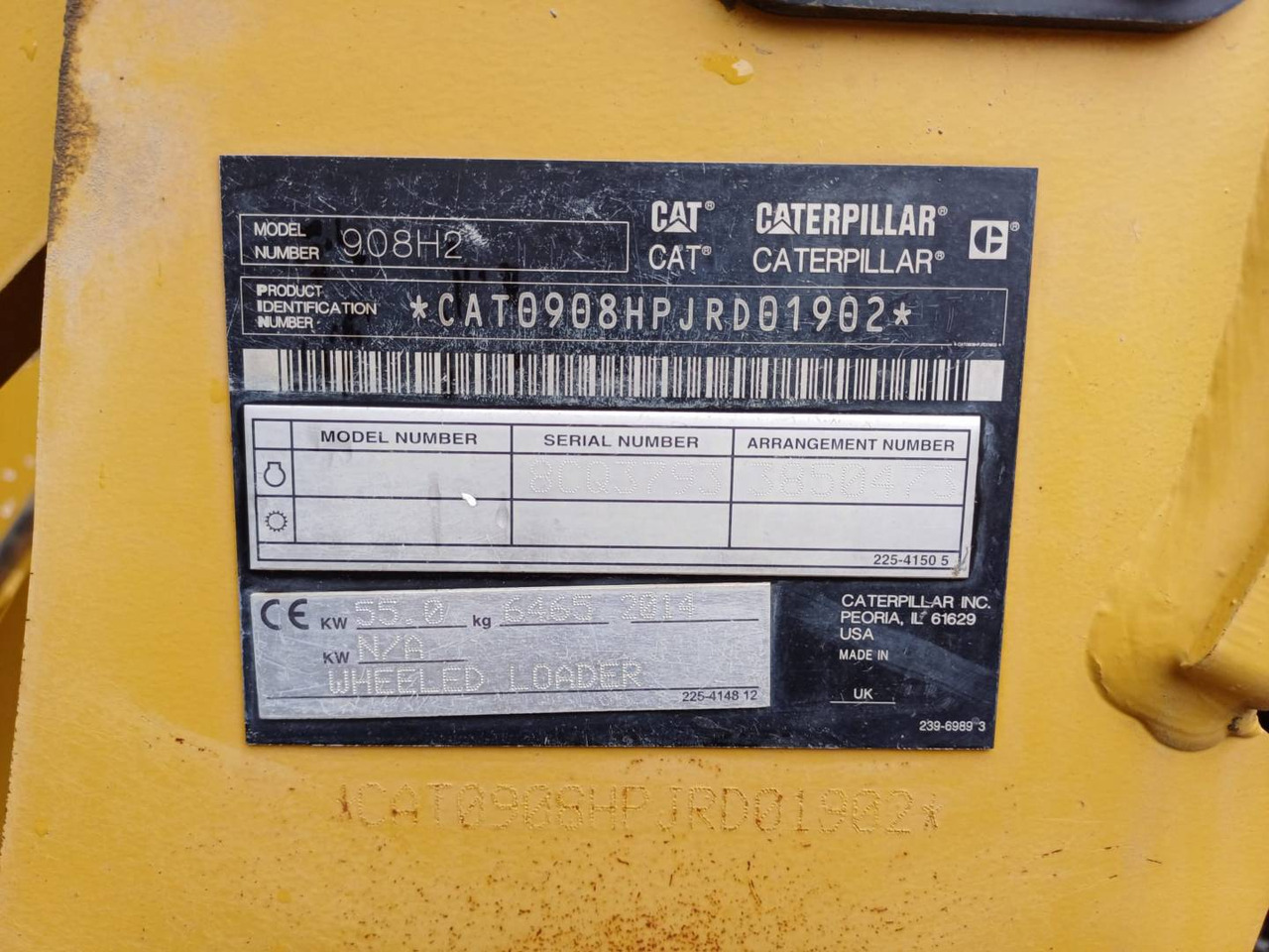 Utovarivač točkaš CAT 908H2: slika 6