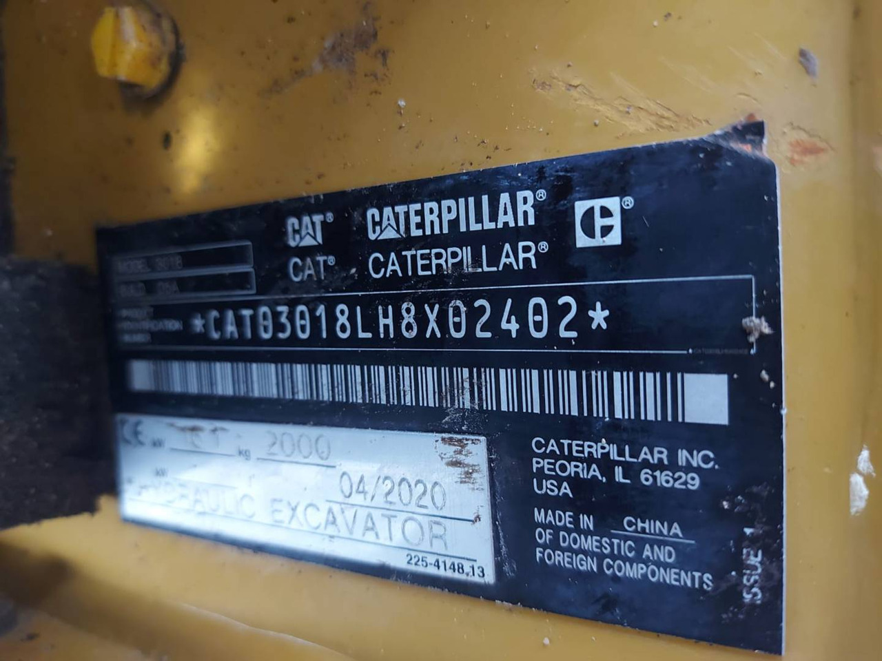 Bager guseničar CAT 301.8: slika 6